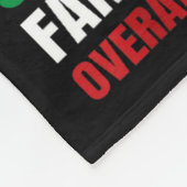 Christmas Bruh No Cap Cookies Bussin Funny Rizz Me フリースブランケット (角)