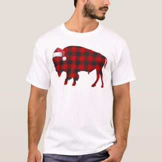 Christmas Buffalo Plaid Cow – Festive Holiday Tシャツ