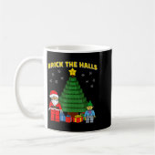 Christmas Building Bricks Brick The Halls Block Bu コーヒーマグカップ (左)
