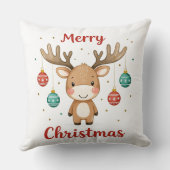 Christmas Bulb Moose クッション (裏面)