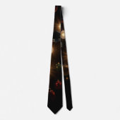 Christmas Bulbs Neck Tie AI Used ネクタイ (正面)