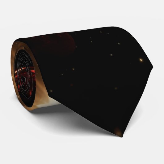 Christmas Bulbs Neck Tie AI Used ネクタイ (ロール)