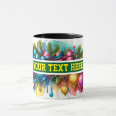 Christmas Bulbs Ornaments Coffee Mug マグカップ (中央)