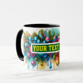 Christmas Bulbs Ornaments Coffee Mug マグカップ (正面左)