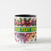 Christmas Bulbs Ornaments Coffee Mug マグカップ (中央)