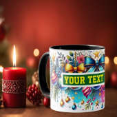Christmas Bulbs Ornaments Coffee Mug マグカップ