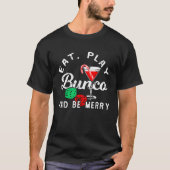 Christmas Bunco Drinking Candy Cane Cocktail Tシャツ (正面)