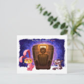 CHRISTMAS BUNNY CATS by Jeff Wilis Art シーズンポストカード (スタンド正面)