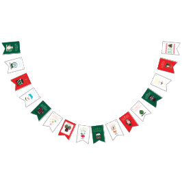Christmas bunting banner バンティングフラッグ