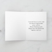 Christmas by the Shore カード (内部)