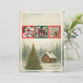 Christmas Cabin Holiday 招待状 (スタンド正面)