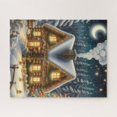 Christmas Cabin Puzzle ジグソーパズル (横)