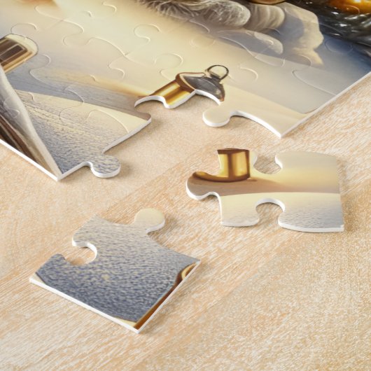 Christmas Cabin Puzzle ジグソーパズル (側面)