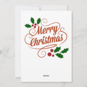 Christmas Camper Greeting Card シーズンカード (裏面)