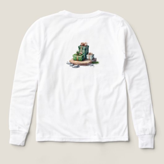 Christmas Camping Girls Long Sleeve  (デザイン背面)