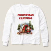 Christmas Camping Girls Long Sleeve  (デザイン正面)