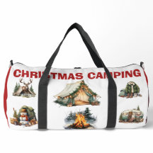 Christmas Camping Travel Bag – Holiday Outdoors 