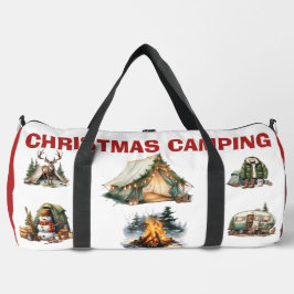 Christmas Camping Travel Bag – Holiday Outdoors  ダッフルバッグ
