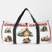 Christmas Camping Travel Bag – Holiday Outdoors  ダッフルバッグ (裏面)