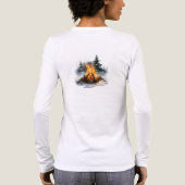 Christmas Camping Tri-Blend Long Sleeve Tee – トライブレンドTシャツ (背面)