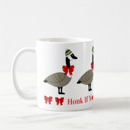Christmas Canadian Geese Mug コーヒーマグカップ