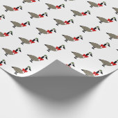 Christmas Canadian Geese Wrapping Paper ラッピングペーパー (角)