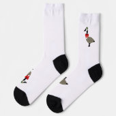 Christmas Canadian Goose Crew Socks ソックス (左)