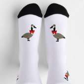 Christmas Canadian Goose Crew Socks ソックス (上部)