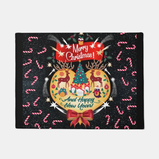 Christmas Candies ドアマット (正面)