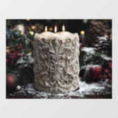 Christmas Candle ウィンドウサイン (シート)