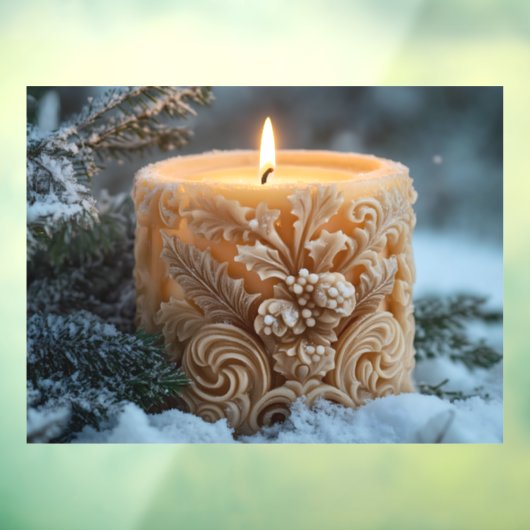 Christmas Candle ウィンドウサイン (シート3)