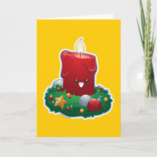 Christmas Candle シーズンカード (正面)