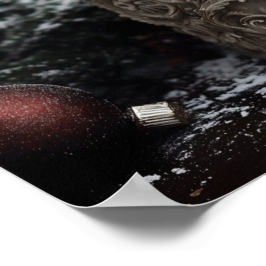 Christmas Candle ポスター (角)