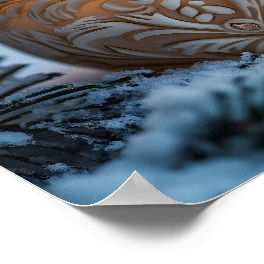 Christmas Candle ポスター (角)