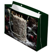 Christmas Candle ラージペーパーバッグ (正面アングル)