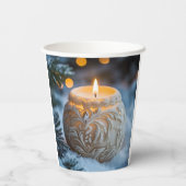 Christmas Candle 紙コップ (裏面)