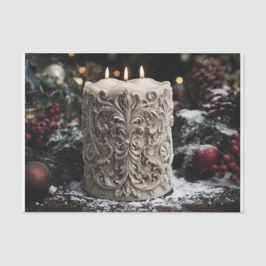 Christmas Candle 薄葉紙 (正面)