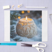 Christmas Candle 薄葉紙 (クラフト)