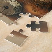 Christmas candle art ジグソーパズル (側面)