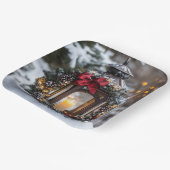 Christmas Candle Lantern ペーパープレート (傾斜あり)