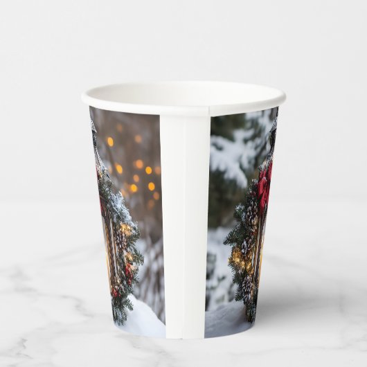 Christmas Candle Lantern 紙コップ (右)