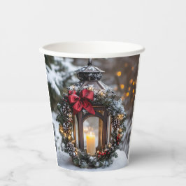 Christmas Candle Lantern 紙コップ