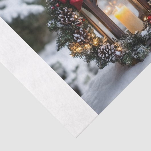 Christmas Candle Lantern 薄葉紙 (詳細)