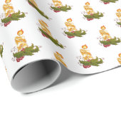 Christmas Candle wrapping paper ラッピングペーパー (ロールコーナー)