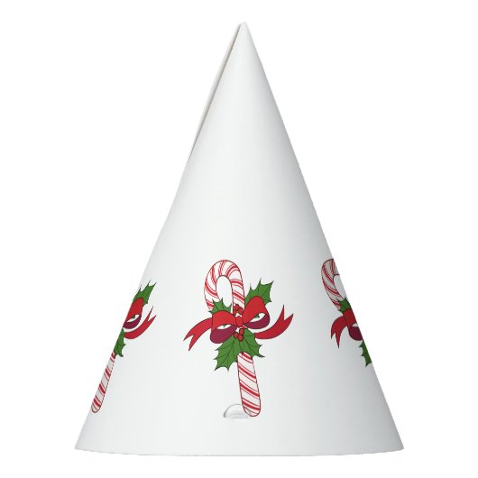 Christmas Candy Cane パーティーハット (左)