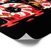 Christmas Candy Cane 67 Meme Six Seven Funny Boys  ポスター (角)