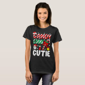 Christmas Candy Cane Cutie Xmas Holiday Toddler Ki Tシャツ (正面フル)