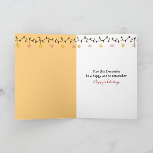 Christmas Candy Cane On a Martini Glass カード (内部)