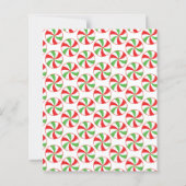 Christmas Candy Cane Pattern Scrapbook Craft Paper (裏面)