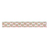 Christmas Candy Cane Printed Ribbon グログランリボン (正面)